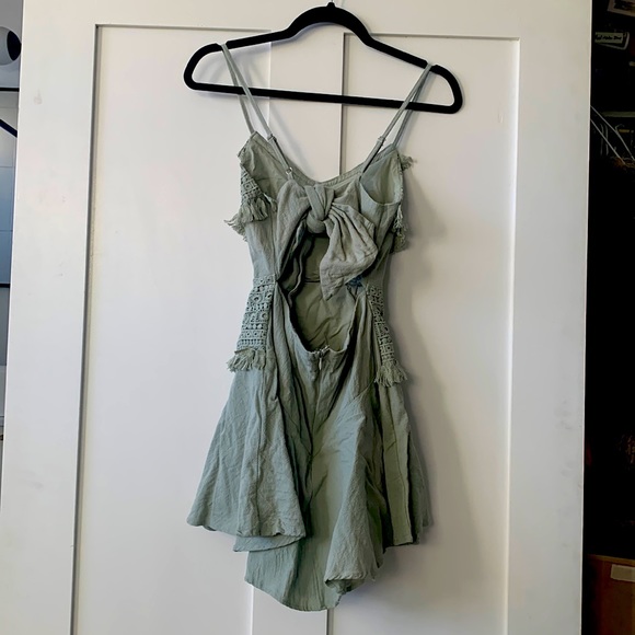 Selfie Leslie Dresses Selfie Leslie Mint Green Boho Dress Poshmark